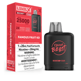 Level X Flavour Beast Boost Pod - Famous Fruit KO available on Canada online vape shop